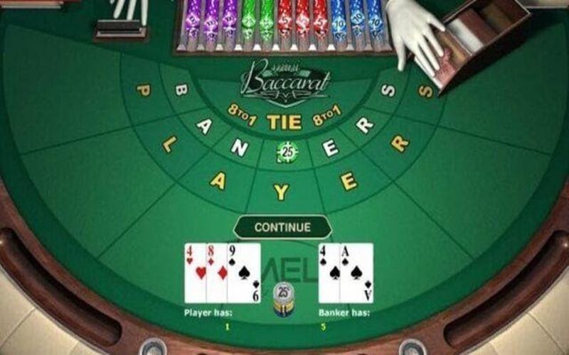 Cách chơi bài baccarat online