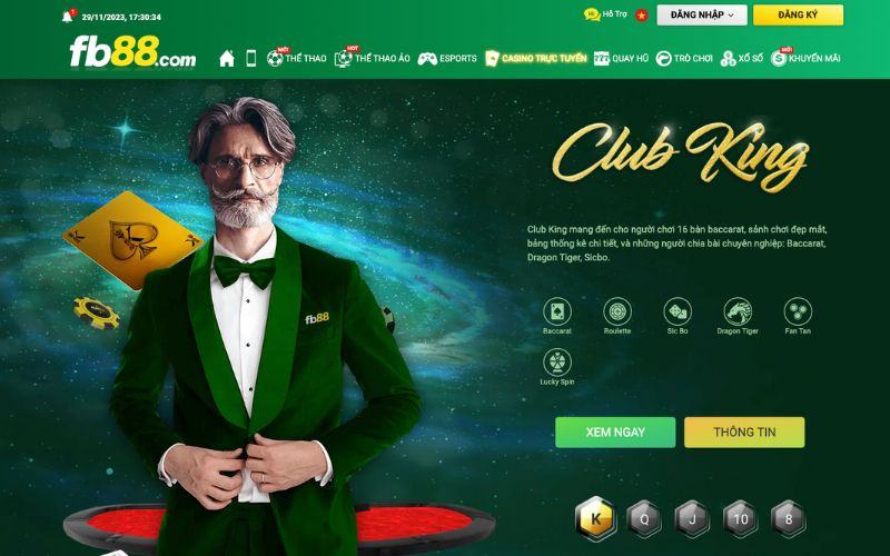 Cổng game Baccarat uy tín