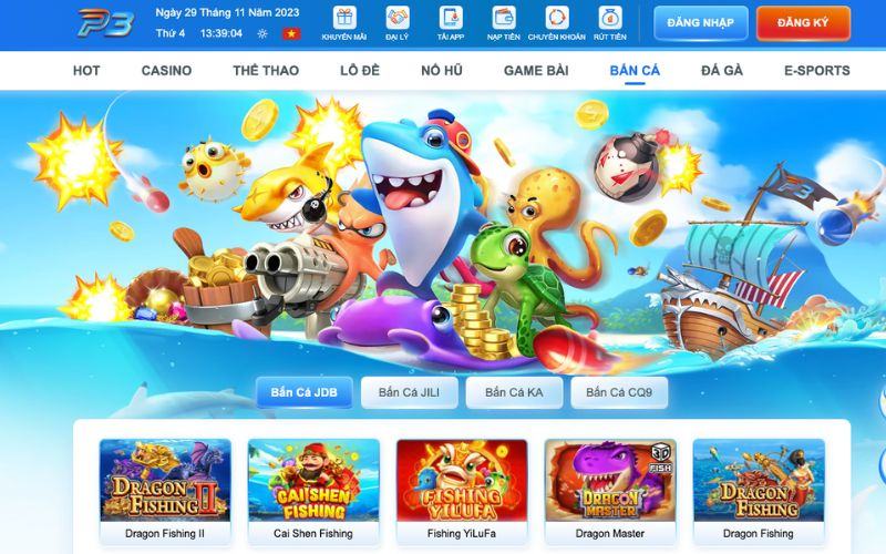 Cổng game bắn cá đổi thẻ cào