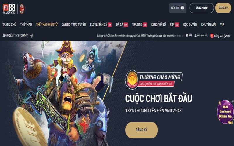 Nhà cái Esport hiện đại