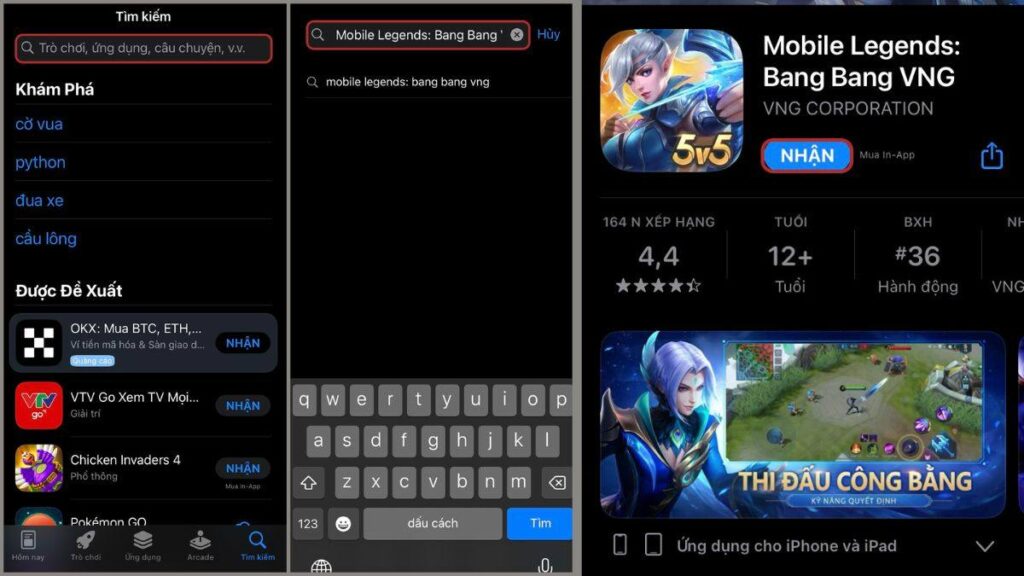 Cách tải Mobile Legends cho điện thoại