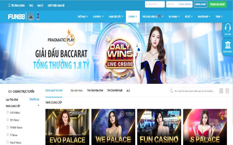 Casino trực tuyến uy tín hiện nay