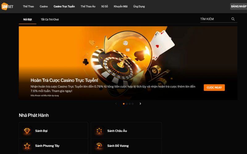 Trang web Casino trực tuyến