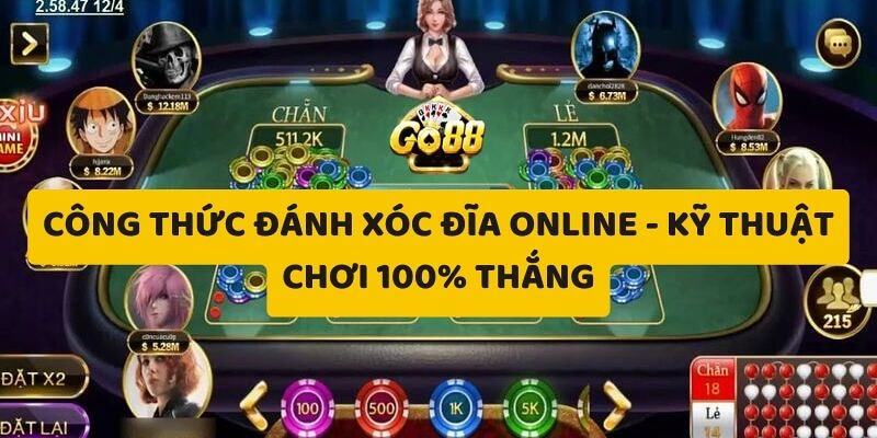 Công thức đánh xóc đĩa online