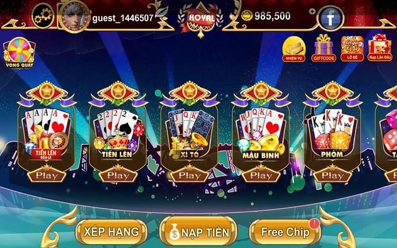 Cổng game đổi thưởng Royal Club