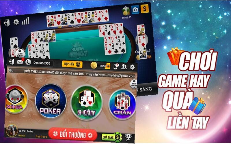 Các dạng game bài đổi thưởng