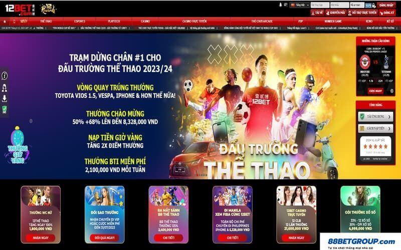 Giới thiệu nhà cái 12bet