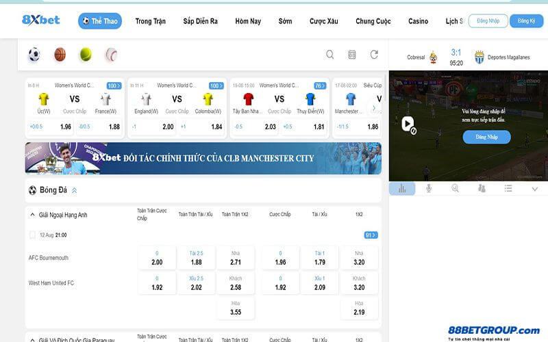Cổng game 8xbet