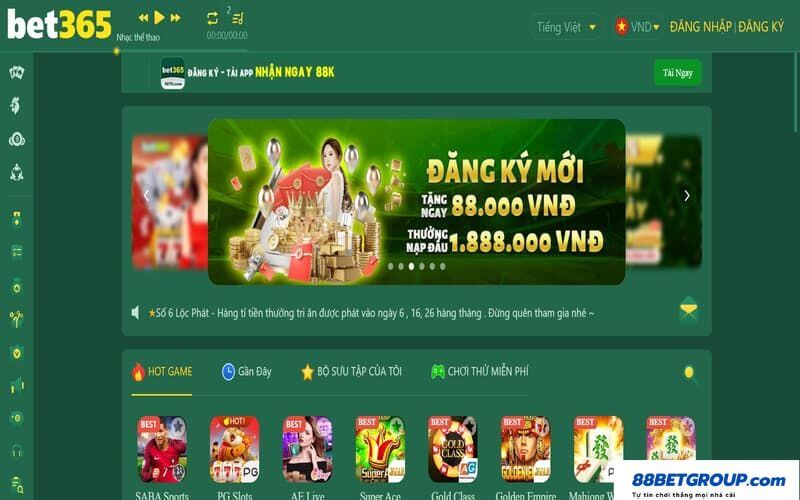 Giới thiệu nhà cái bet365