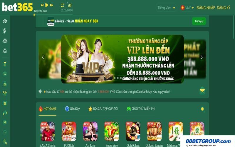 Đánh giá nhà cái bet365