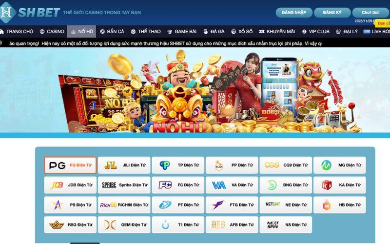 Slot game quay hũ đổi thưởng