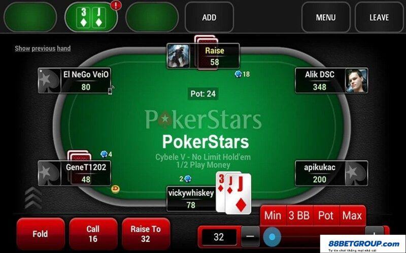 Quy trình tải game đánh bài Poker