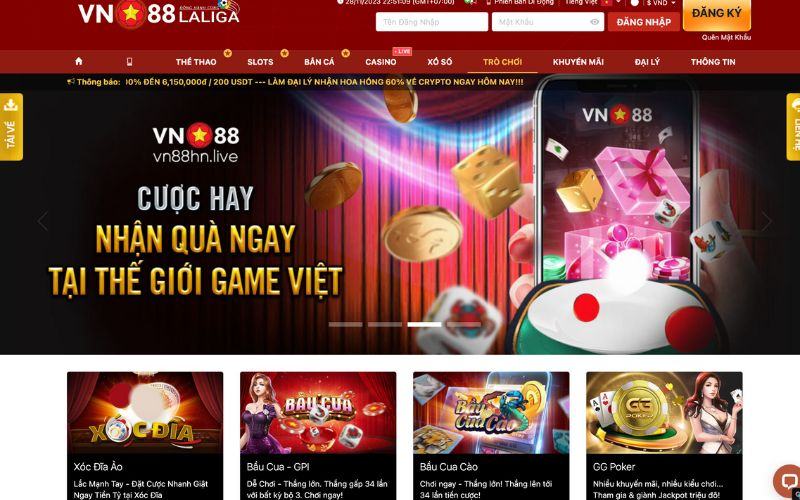 Trang web chơi xóc đĩa online đáng tin cậy